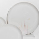 Large Ceramic Dinner Plate, 1 Piece, Inspired by Wildflowers, Wildflowers Main Course Plate, Kitchen Pottery Gift, Tableware, Jewish Holiday