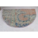 Rug Doormat, Half Round Doormat, Semicircle Entrance Doormat, 19x24 Washable Doormat, Vintage Doormat, Antique Rug, Decorative Rugs,