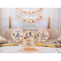 Personalized Ramadan Eid Living Dining Room Set | Ramadan Eid Gift | Ramadan Banner Runner Calendar Table Decor Cutlery Holder Napkin Ring