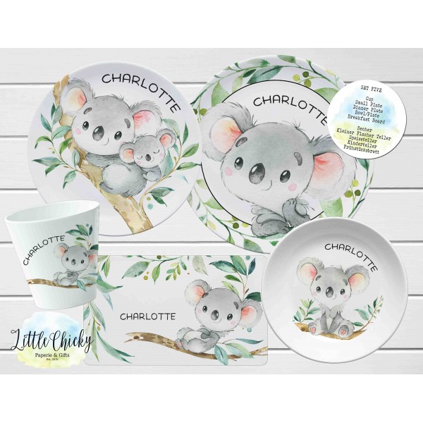 Koala Children's Plate set, Watercolor Koala Personalized Plate, Cup, Melamine Plate, Birthday Gift, First Birthday, Baby Gift, Boy, Girl
Seller details