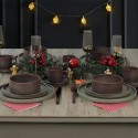 Handmade Organic Ceramic 40 Piece Dinner Set for 8 Persons