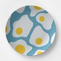 Sunny Side Up Eggs Plate - Blue Background, Customizable with Name/Initial
Seller details