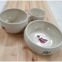 To grandchildren, Personalized gift for kids Made to order, set for children, Fan Design ceramic  bowl, pretty bird, colors, cup with handle
Seller details