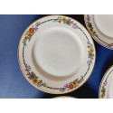 5 vintage Limoges plates - porcelain side plates marked LIMOGES FRANCE Joseph Soret Le Havre RAYNAUD & Cie France with gold rim and flowers
Seller details