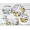Safari Animals Children's Plate set, Jungle Animals Personalized Plate, Cup, Melamine Plate, Birthday Gift, First Birthday, Baby Gift
Seller details