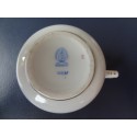 Herend porcelain, pot de creme, lidded cup, purple-gold