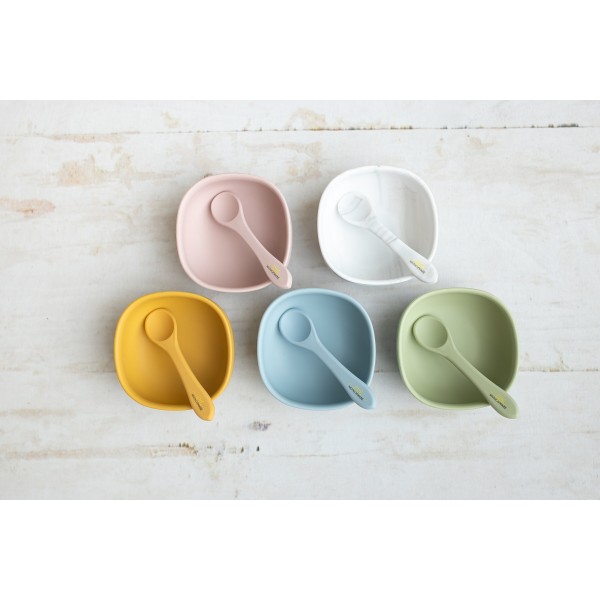 Pastel Blue 6-PIECE Toddler/Baby led Weaning/Feeding set/Kids tableware set/pastel Pink/blue/yellow/green/marble white