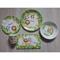 Safari Animals Children's Plate set, Jungle Animals Personalized Plate, Cup, Melamine Plate, Birthday Gift, First Birthday, Baby Gift
Seller details