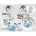 Personalized Children's Plate set,  Cute Penguin Plate Set, Winter, Melamine Plate, Birthday Gift, First Birthday, Baby Gift, Baptism Gift
Seller details