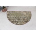 Non Slip Shoe Mat, Outdoor Mat, Personalized Gift, Rug Doormat, 19x24 Half Round Doormat, Semicircle Entrance Doormat, Turkish Doormat,