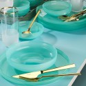 Handmade Organic Glass 18 Piece Dinner Set for 6 Persons