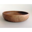 Children's plate in walnut wood, food-safe, ecological and robust