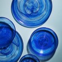 Handmade Organic Glass 18 Piece Dinner Set for 6 Persons