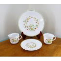 SELECTION of STRAWBERRY SUNDAE Dinnerware, Vintage Corelle