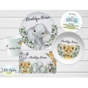 Safari Animals Children's Plate set, Jungle Animals Personalized Plate, Cup, Melamine Plate, Birthday Gift, First Birthday, Baby Gift
Seller details
