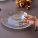 Handmade Organic Glass 18 Piece Dinner Set for 6 Persons