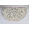 Rug Doormat, Half Round Doormat, Semicircle Entrance Doormat, 19x24 Washable Doormat, Vintage Doormat, Antique Rug, Decorative Rugs,