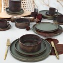 Handmade Organic Ceramic 40 Piece Dinner Set for 8 Persons