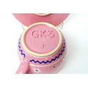 Gmundner Keramik Porcelain Austria 4 Pink Enamel Flowers 2 5/8" Cup & Saucer Set
Seller details