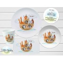 Noah's Ark Children's Plate set, Noah's Ark Personalized Plate, Cup, Melamine Plate, Baptism Gift, Birthday Gift, First Birthday, Baby Gift
Seller details