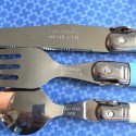 One of the kind Vintage Laguiole Cutlery Set & Famous Bee Ornament - Set of 6 - Signed Inox - Made in France - No More Plastic at Work !