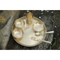 Pure Bronze Ayurveda Dinner Set 6pcs Broze Gold Tumbler Bowl Spoon Glass And Platter
Seller details