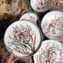 Wedding serving set, handpainted plate, new house gift, serving bowl, fruit bowl, dinnerware  set, handpainted plate
Seller details