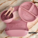 Bespoke Toddler Tableware Set, High-End BPA-Free Silicone Dining Ensemble,Luxury silicone weaning set,Baby Feeding Collection,Baby gift