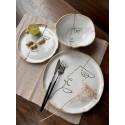 Modern Picasso face dinnerware set, Stoneware dinner side snack plates,  Salad pasta soup bowls, Serving tableware, Ceramic Art by Manya
Seller details
