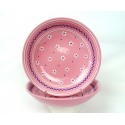 Gmundner Keramik Porcelain Austria 2 Pink Enamel Flowers 8" Soup Bowls
Seller details