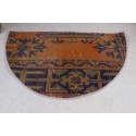 Rug Doormat, Half Round Doormat, Semicircle Entrance Doormat, 19x24 Washable Doormat, Vintage Doormat, Antique Rug, Decorative Rugs,