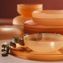 Handmade Organic Glass 18 Piece Dinner Set for 6 Persons