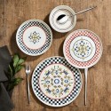 Mea Concept Monde 24 Piece Porcelain Dinner Set for 6 People