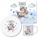 Children's tableware set personalized with name / breakfast board children's plates and cups with name / airplane
Seller details