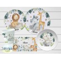 Safari Animals Children's Plate set, Jungle Animals Personalized Plate, Cup, Melamine Plate, First Birthday Gift, Baptism Gift, Baby Gift
Seller details