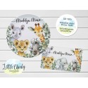 Safari Animals Children's Plate set, Jungle Animals Personalized Plate, Cup, Melamine Plate, Birthday Gift, First Birthday, Baby Gift
Seller details