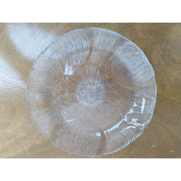 Vintage Plate Arcoroc "Fleur" – Clear Pressed Glass France – 1970s 80s Design 7.68" Diameter – Salad Dessert Cake – Poppy Blossom Decor
Seller details