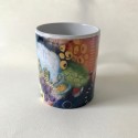 Coffee mug with handle, cheerful, colorful, abstract design, dishwasher safe, limited edition
Seller details