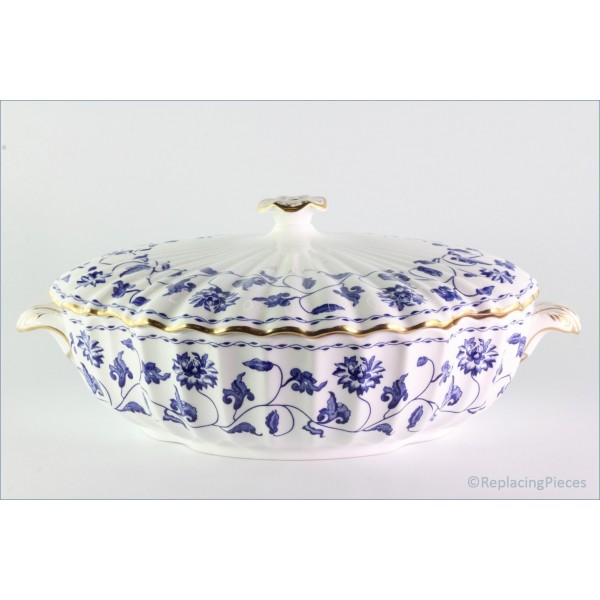 Spode - Blue Colonel - Lidded Vegetable Dish