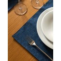 Set de table en coton japonais, doublé