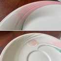 Vintage Ballerina Mauve China Made in Japan with Pink Lillies PIECES SOLD SEPARATELY retro fine china kitchen decor floral plates bowl cup.