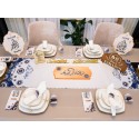 Personalized Ramadan Eid Living Dining Room Set | Ramadan Eid Gift | Ramadan Banner Runner Calendar Table Decor Cutlery Holder Napkin Ring