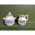 Kensington Ironstone Staffordshire Balmoral Blue dinnerware set - 1801 - Made in England - pieces sold individually