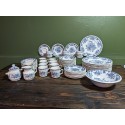 Kensington Ironstone Staffordshire Balmoral Blue dinnerware set - 1801 - Made in England - pieces sold individually