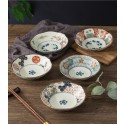 5 Piece Festive Minoyaki Serving Plates/Bowls & Appetizer Dish | Traditional Japanese Dinnerware Gift Set Somenishiki Arabesque Florals
Seller details