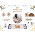 Personalized Ramadan Eid Living Dining Room Set | Ramadan Eid Gift | Ramadan Banner Runner Calendar Table Decor Cutlery Holder Napkin Ring