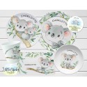 Koala Children's Plate set, Watercolor Koala Personalized Plate, Cup, Melamine Plate, Birthday Gift, First Birthday, Baby Gift, Boy, Girl
Seller details
