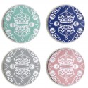 Melamine round placemat coaster sets - Jubilee crown orb pattern
Seller details