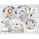 Safari Animals Children's Plate set, Jungle Animals Personalized Plate, Cup, Melamine Plate, First Birthday Gift, Baptism Gift, Baby Gift
Seller details