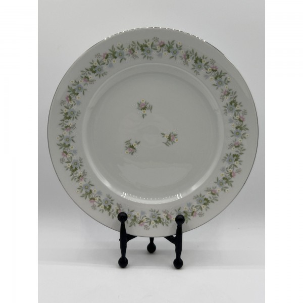 Johann Haviland White porcelain Silver Forever Spring Dinner Plate
Seller details